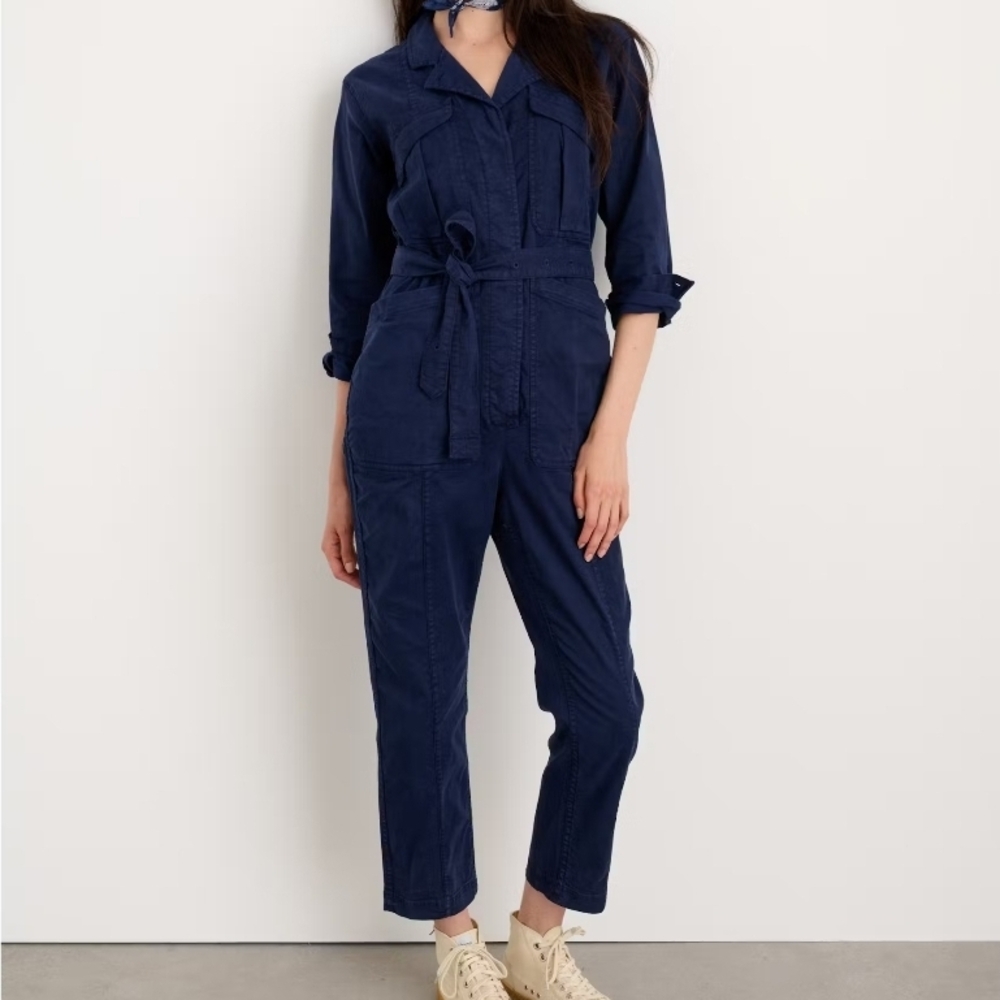Women's Navy Jumpsuit